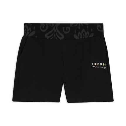 Short de sport avec ceinture florale