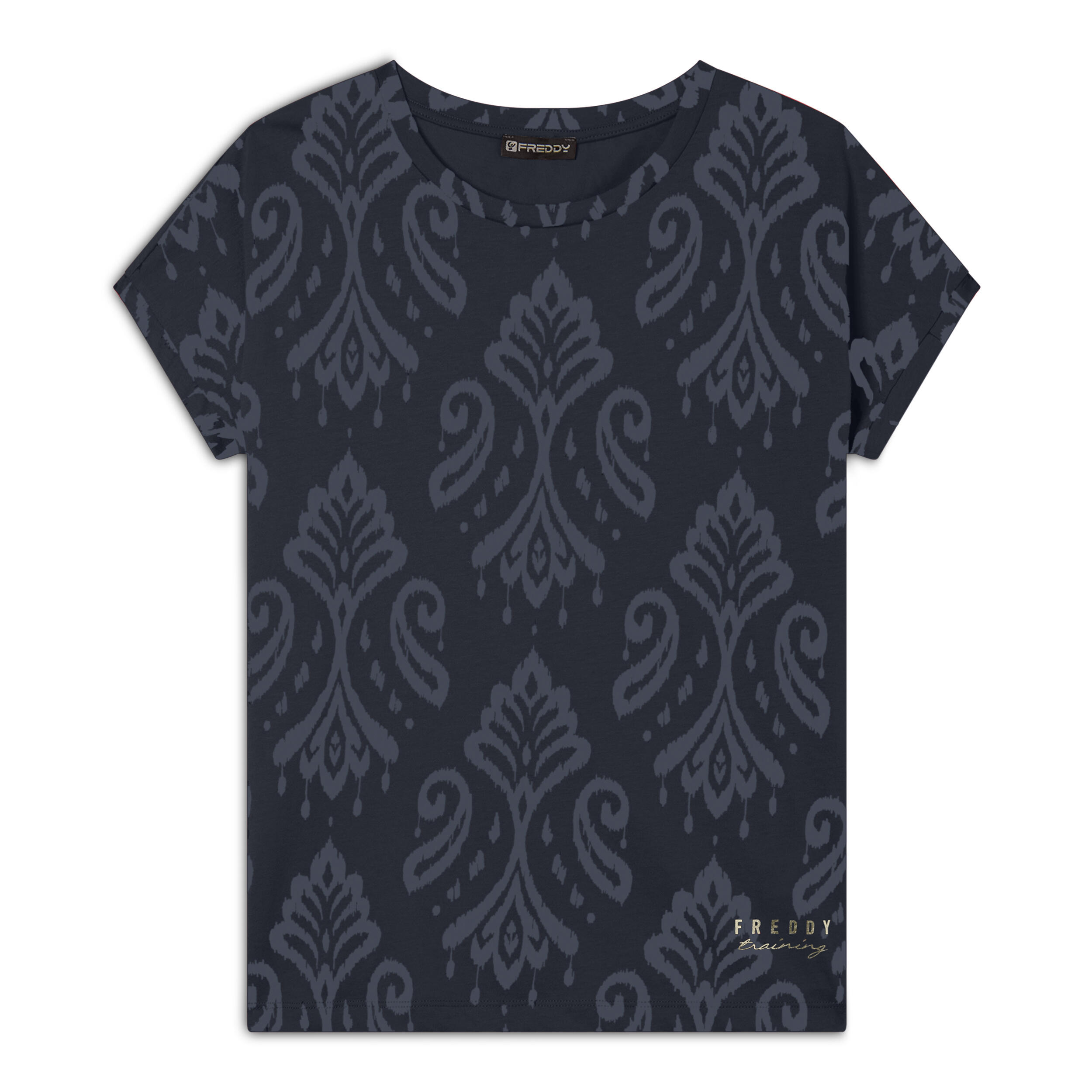 FREDDY T-shirt floreale in jersey con maniche a kimono
