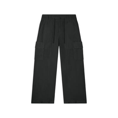 Pantaloni Cargo in popeline con fondo regolabile