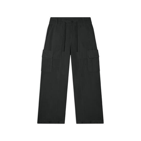 Pantaloni Cargo in popeline con fondo regolabile