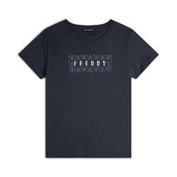 T-shirt en jersey léger avec graphisme floral