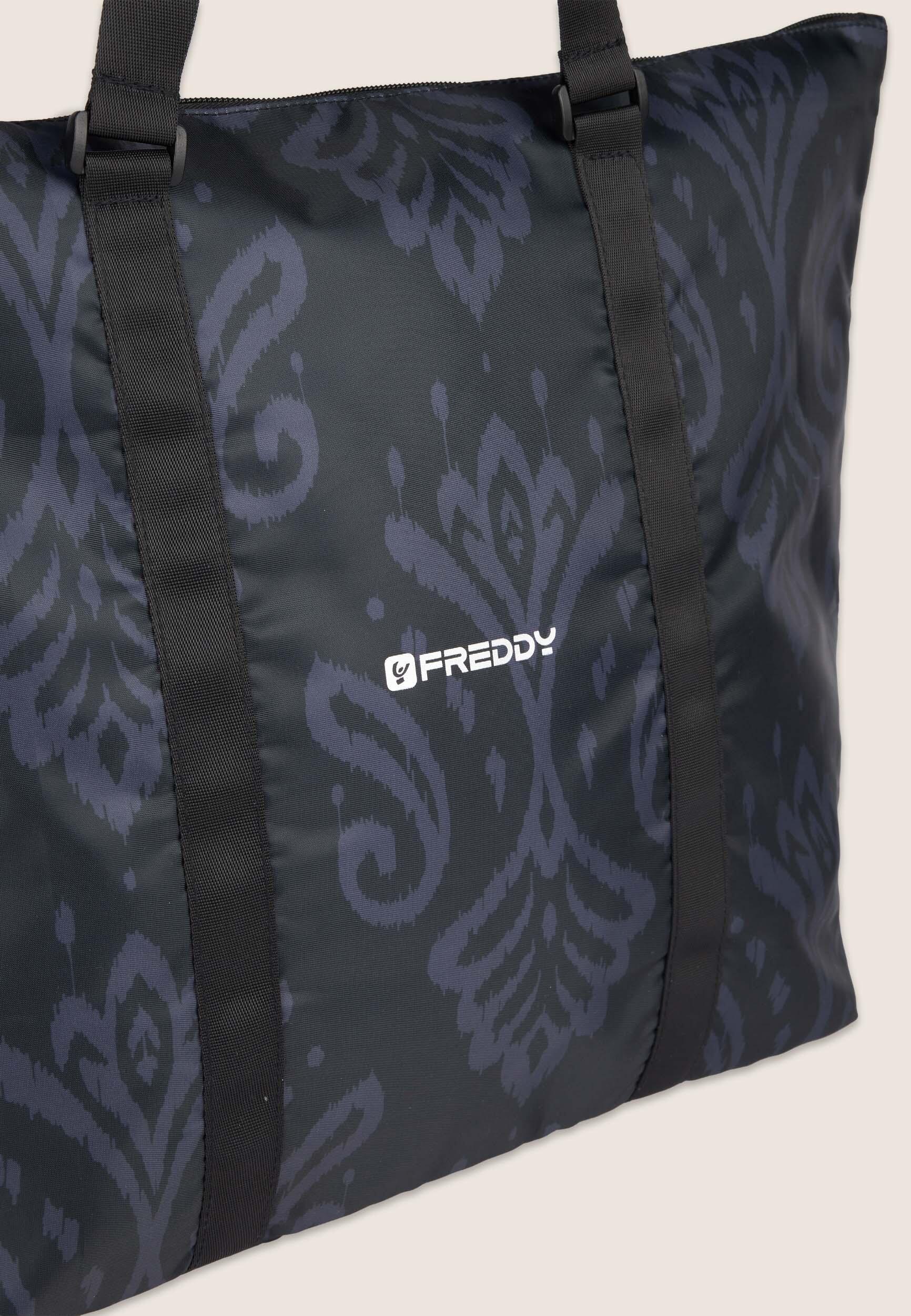 Shopping bag à imprimé floral avec fermeture à glissière 2/3
