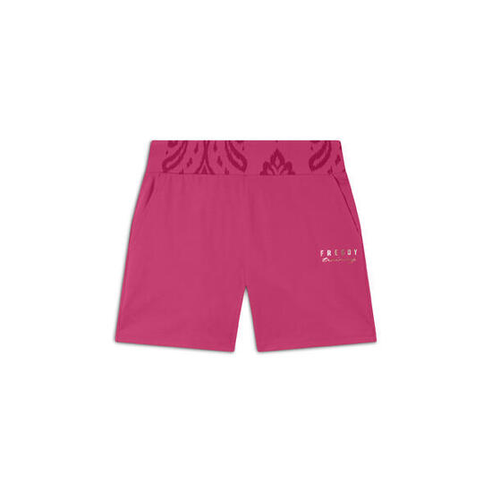 Short de sport avec ceinture florale