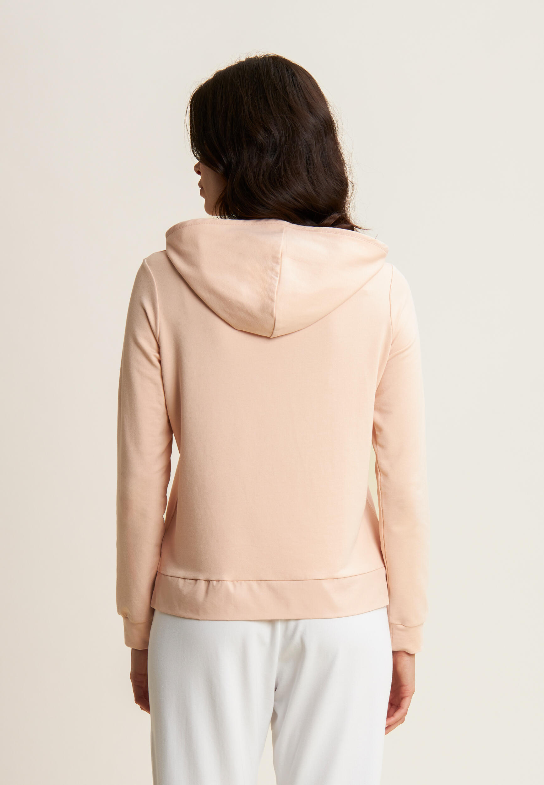 Sweat-shirt à capuche orné de paillettes 3/5