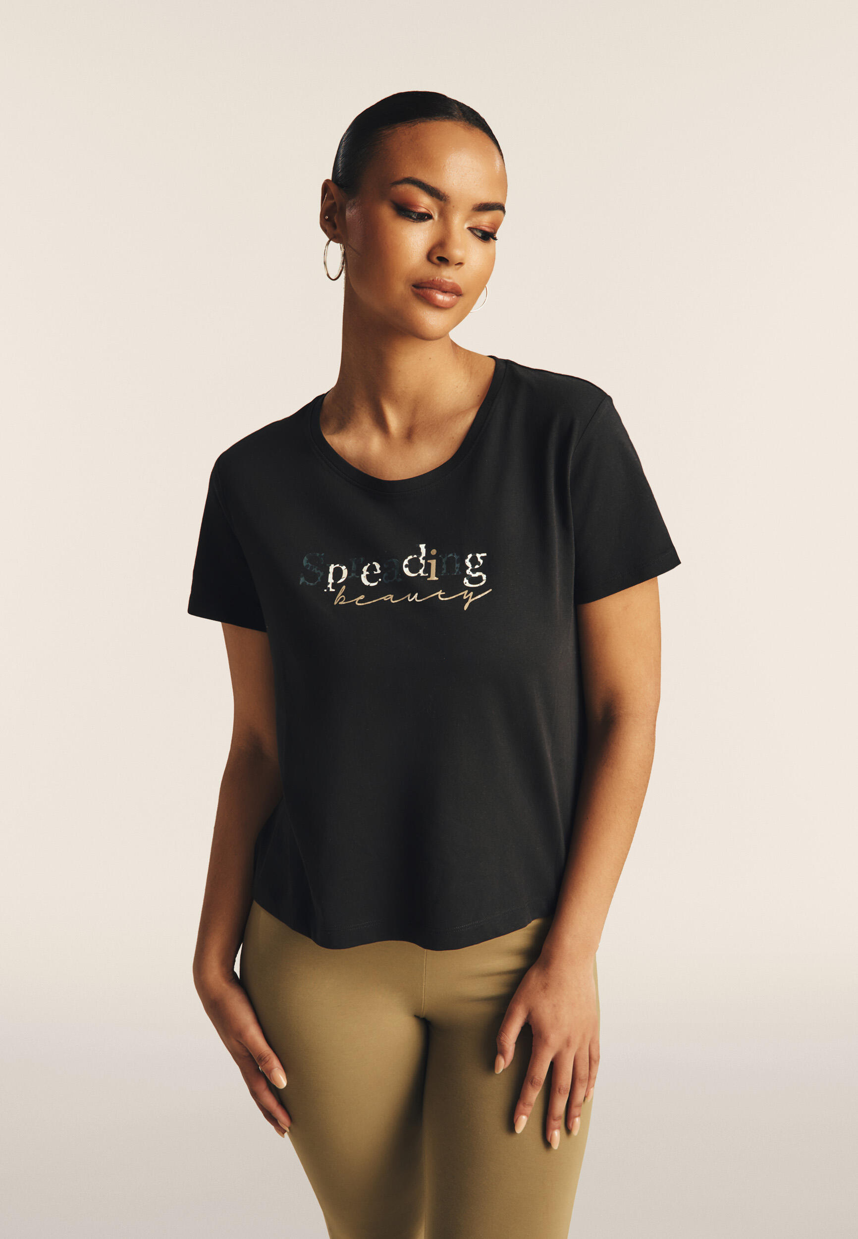 T-shirt in cotone Supima con stampa Spreading Love 2/5