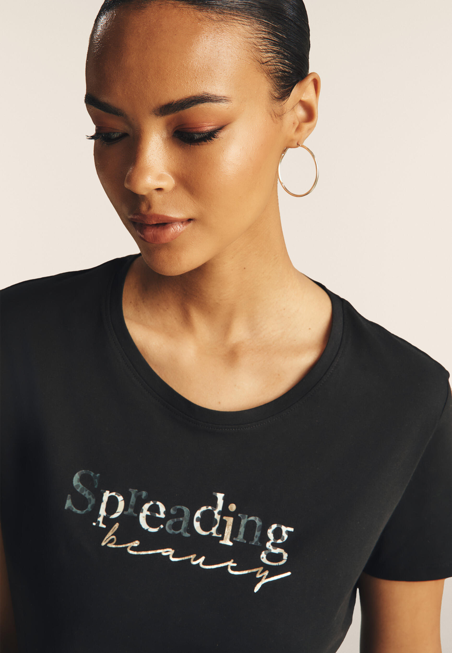 T-shirt in cotone Supima con stampa Spreading Love 3/5