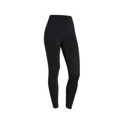 Leggings seamless vita alta in costina e lunghezza 7/8