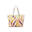 Shopping bag en toile à imprimé animal avec fermeture à glissière