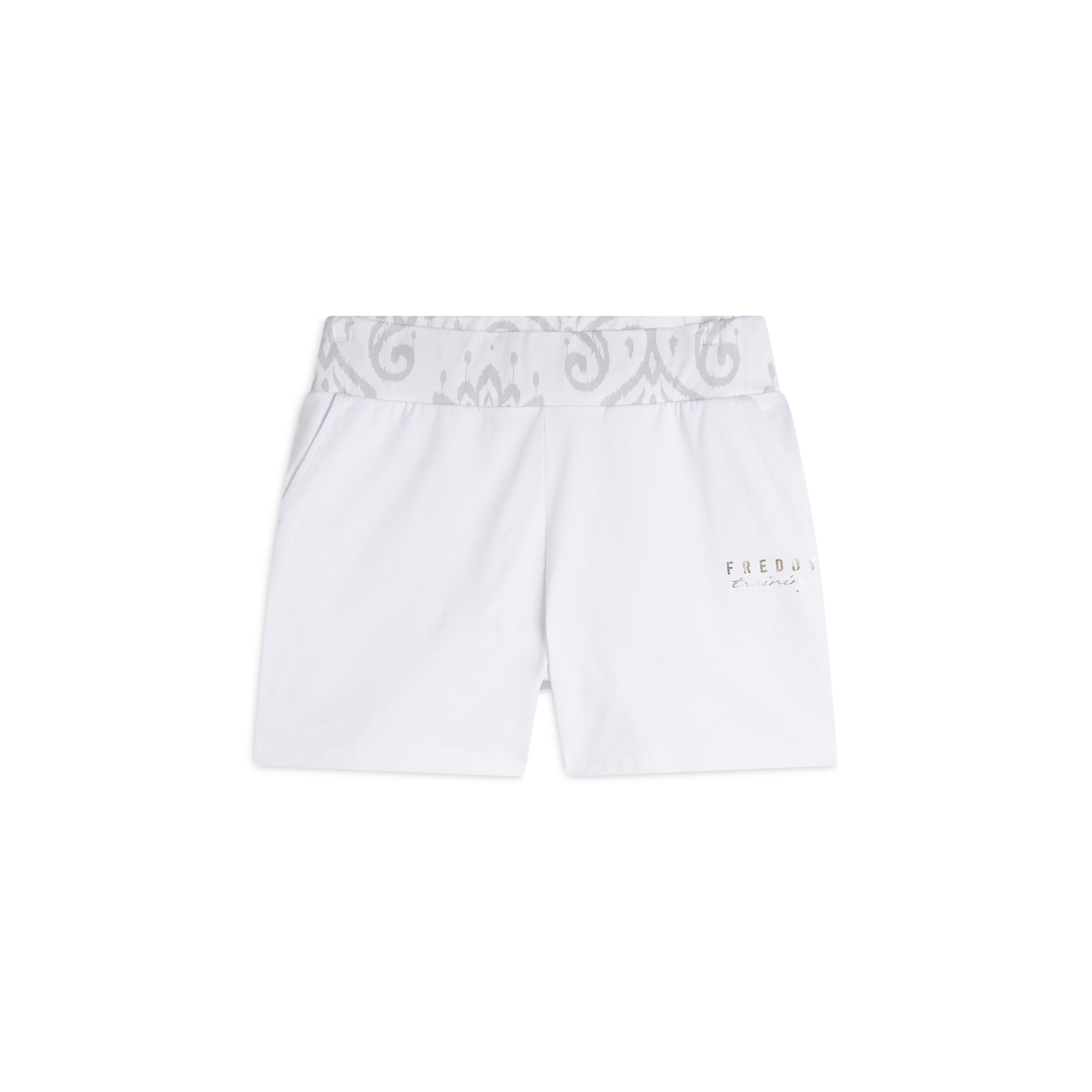 Freddy - Short De Sport Avec Ceinture Florale - Short - Blanc - Decathlon
