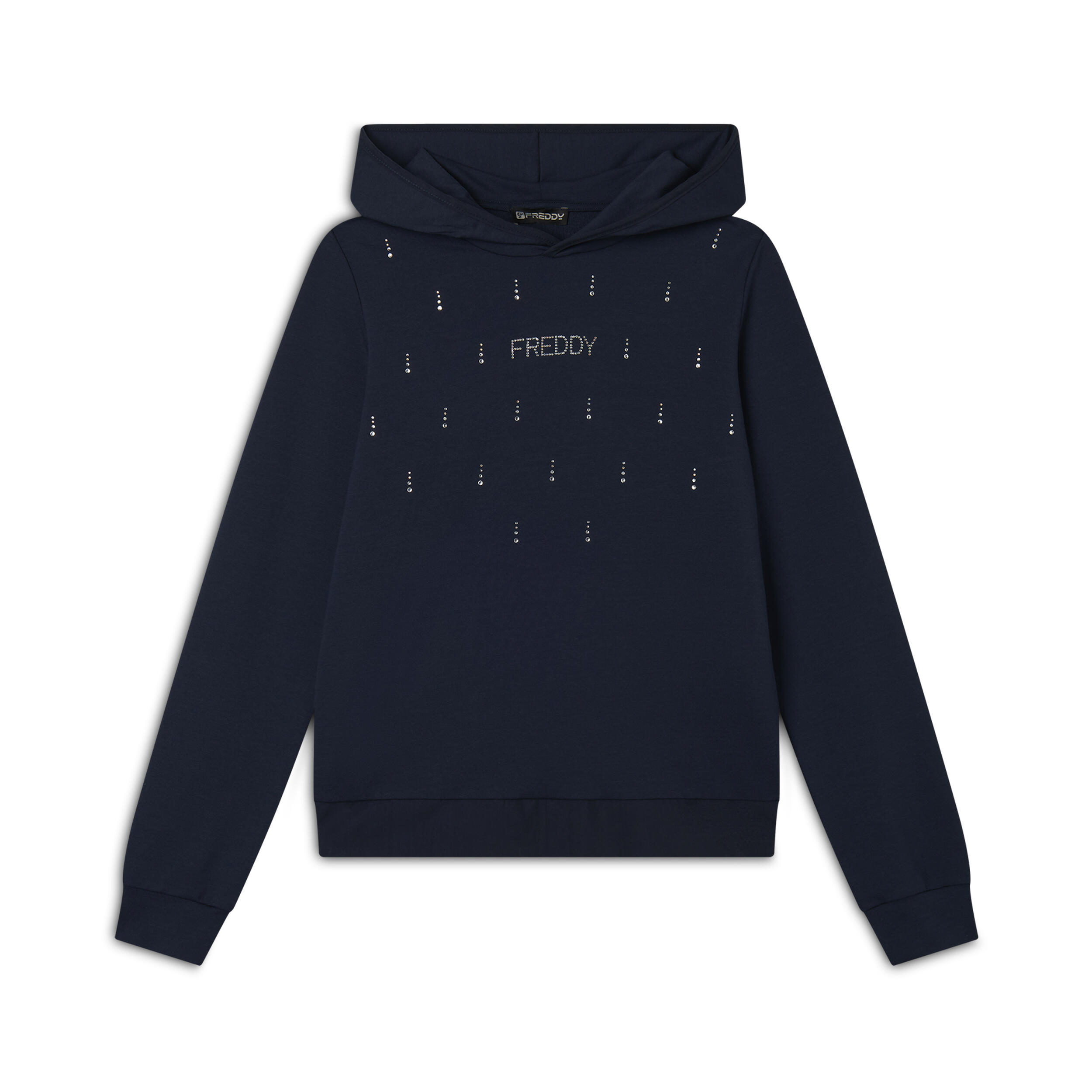FREDDY Felpa con Cappuccio decorata da Strass