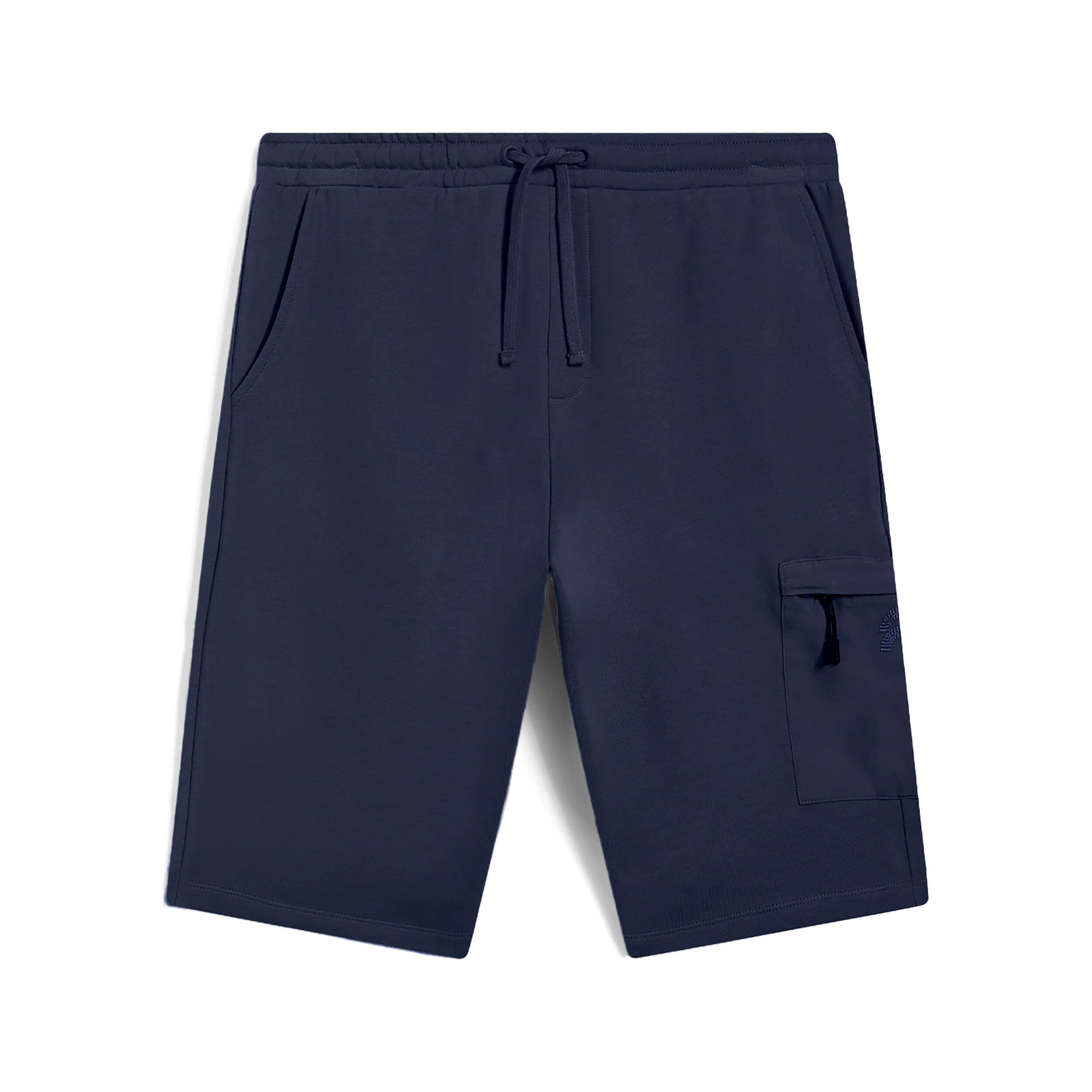Pantaloncini da uomo in cotone con taschino laterale 1/3
