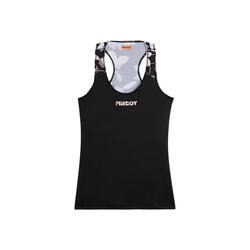 Débardeur sportif en tissu technique avec motif floral