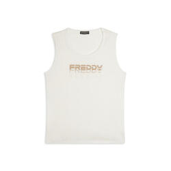 Débardeur à coupe classique avec détails dorés