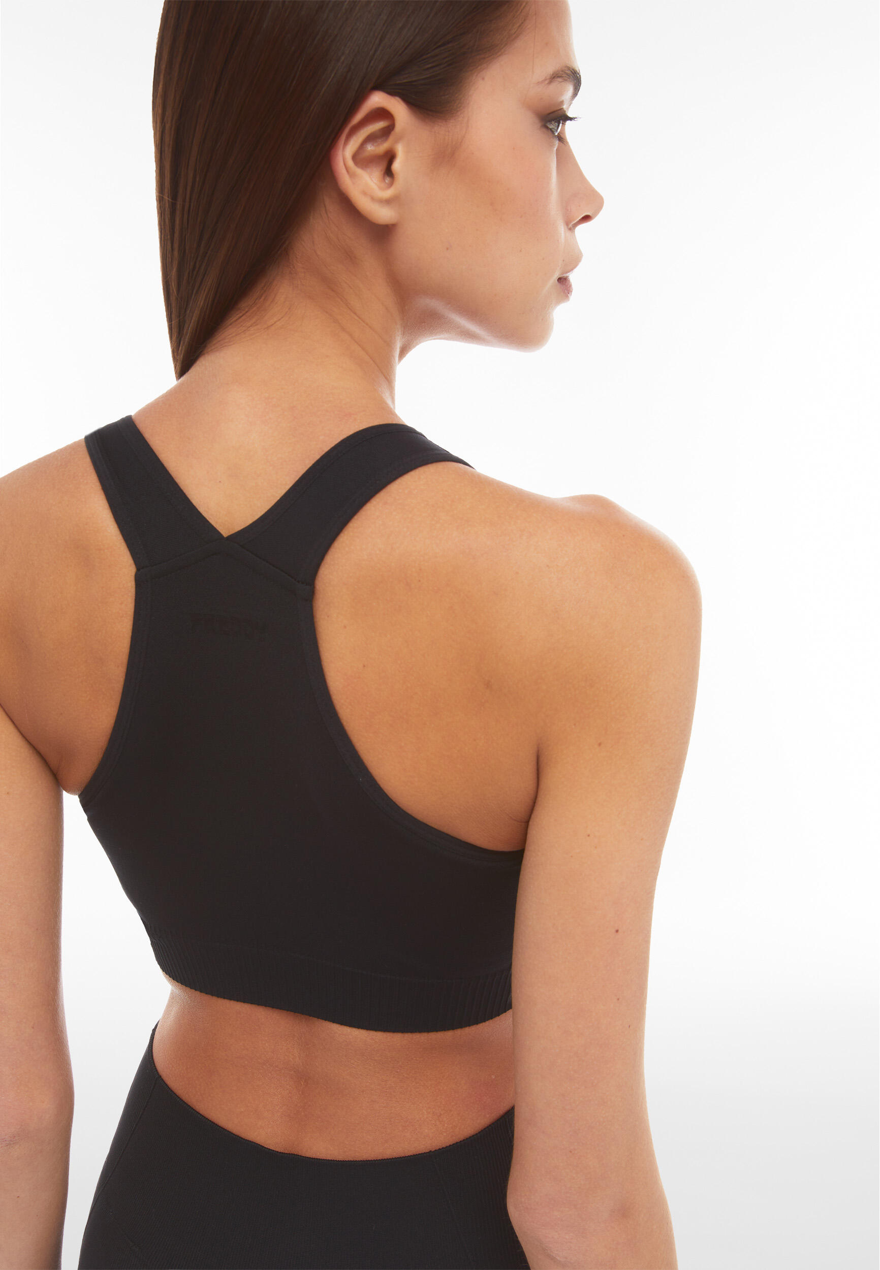 Soutien-gorge sans couture avec bretelles croisées, pour un maintien moyen 5/5