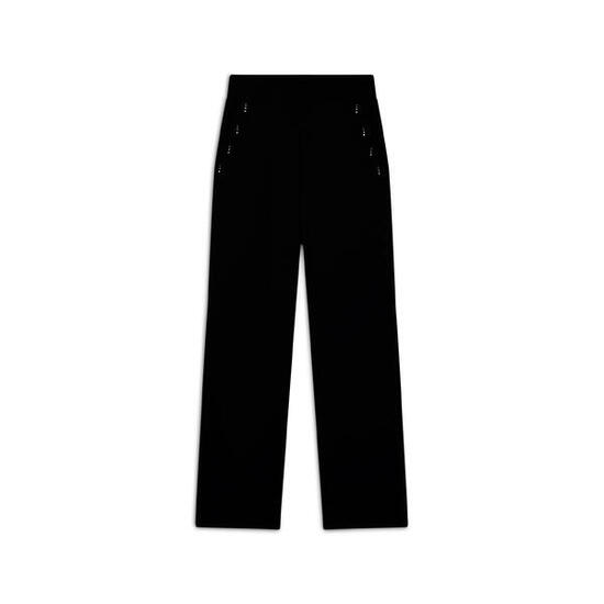 Pantalon confortable coupe droite et orné de paillettes