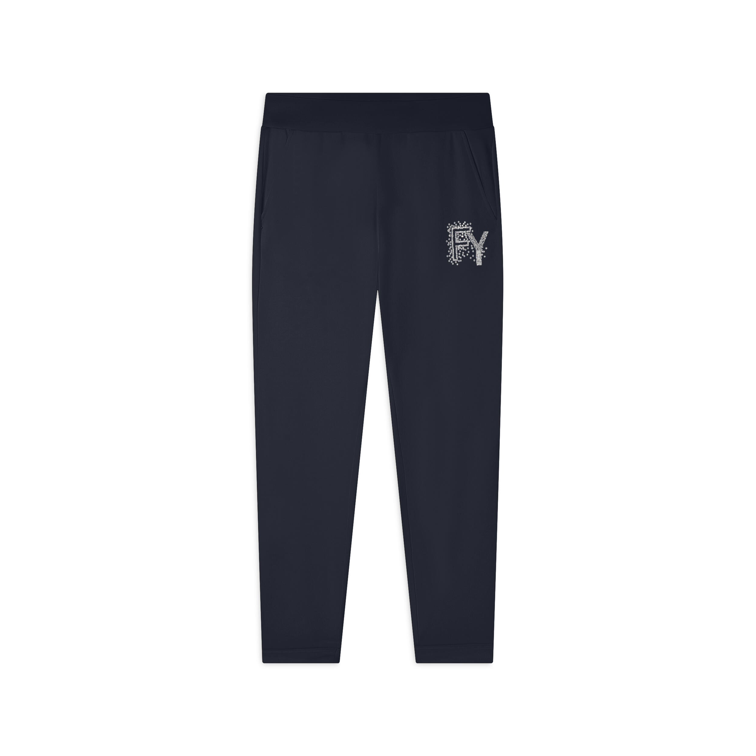 Freddy - Pantalon 7/8 Avec Revers Et Paillettes - Pantalons - Bleu - Decathlon