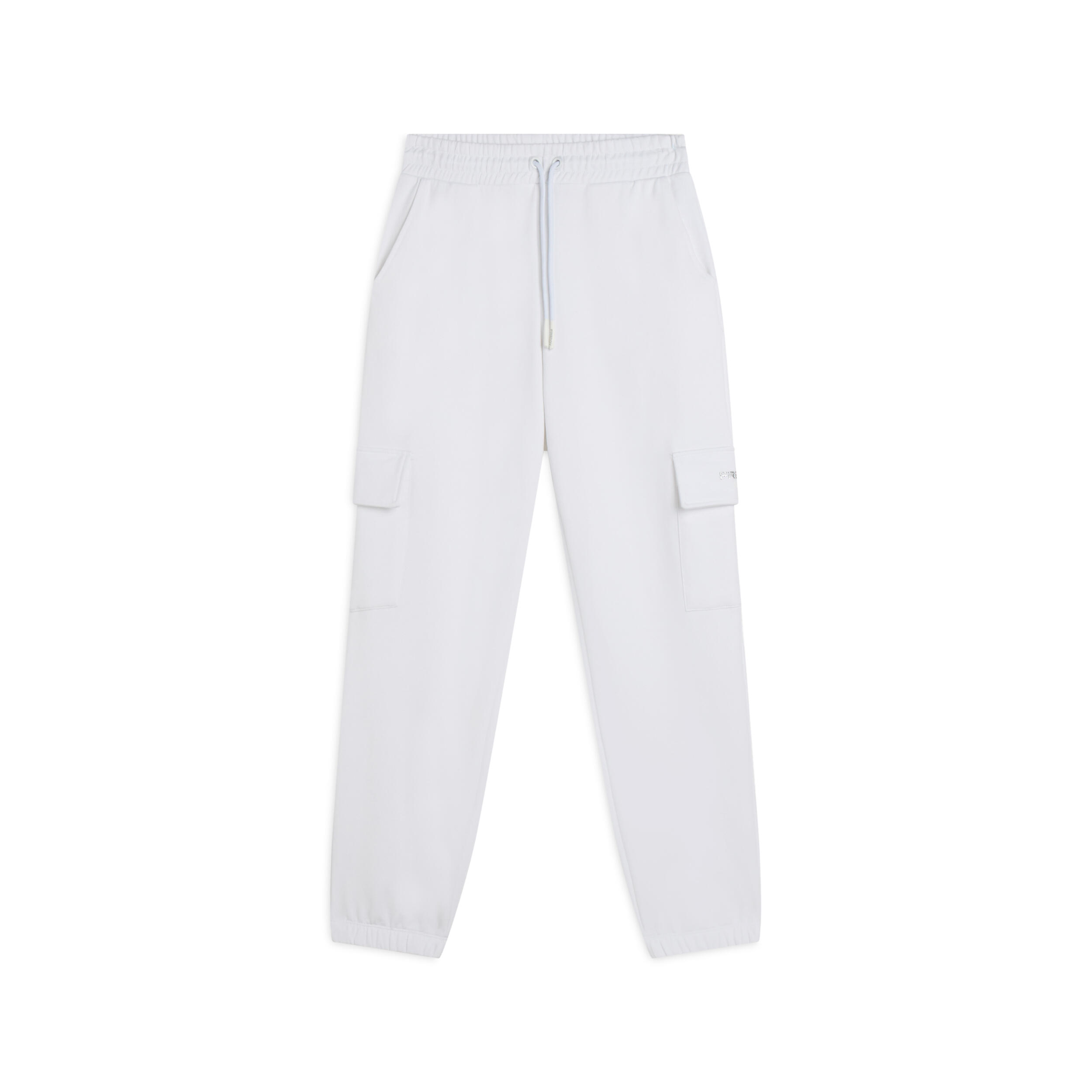 FREDDY Pantaloni Cargo da donna in felpa garzata con fondo elastico