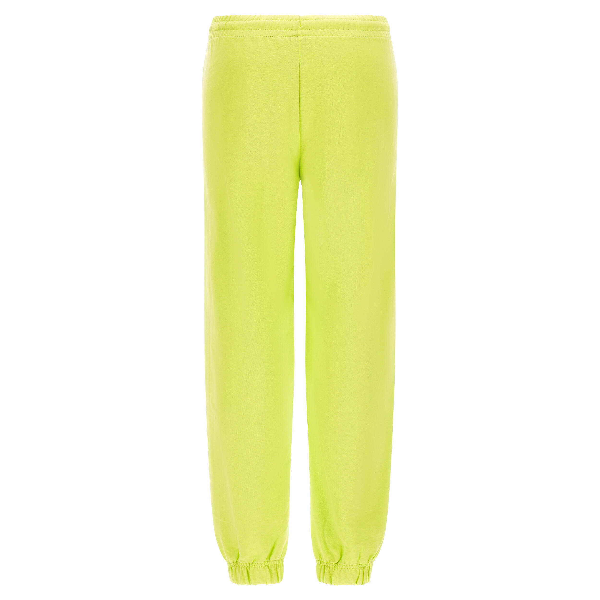 Jogger en molleton léger avec pièce décorative flamant rose ton sur ton 5/5