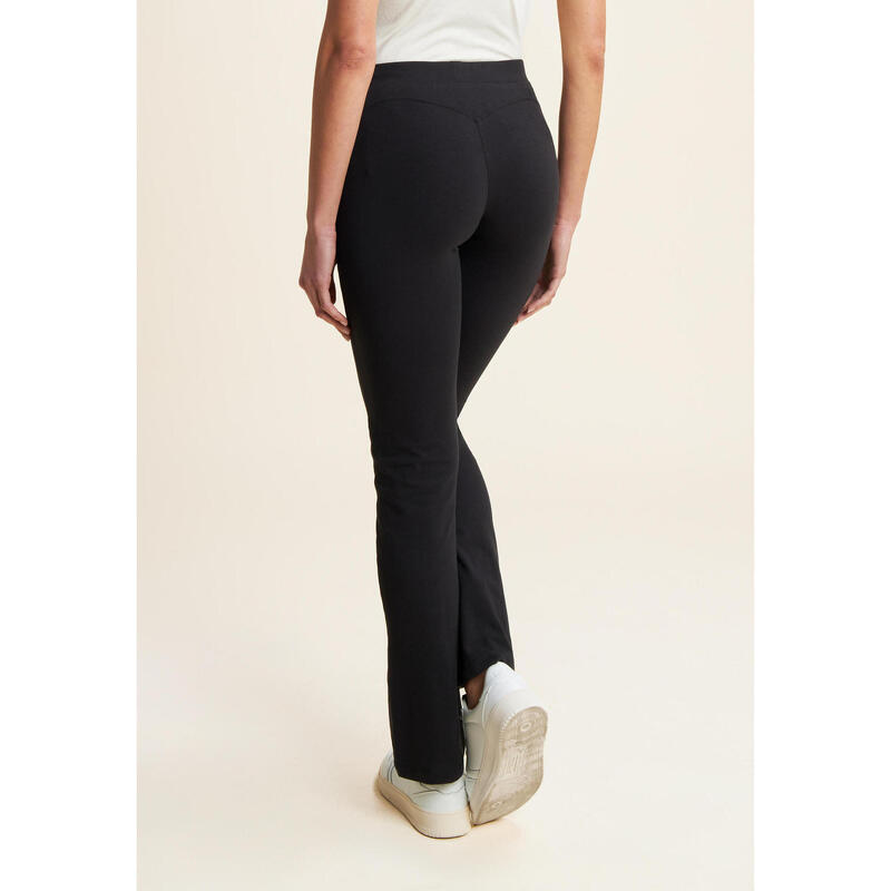 Pantalon slim en jersey coupe droite