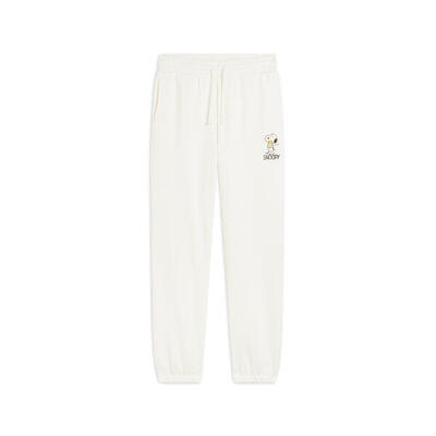 Pantalone jogger donna in felpa con piccola stampa Snoopy