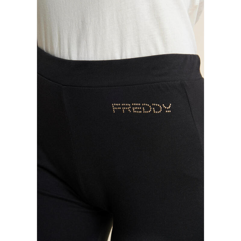 Pantalon slim en jersey coupe droite