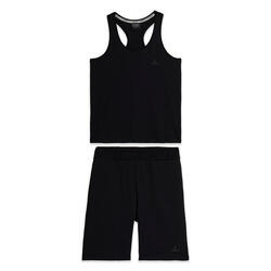 Tenue de sport en coton avec débardeur et bermuda