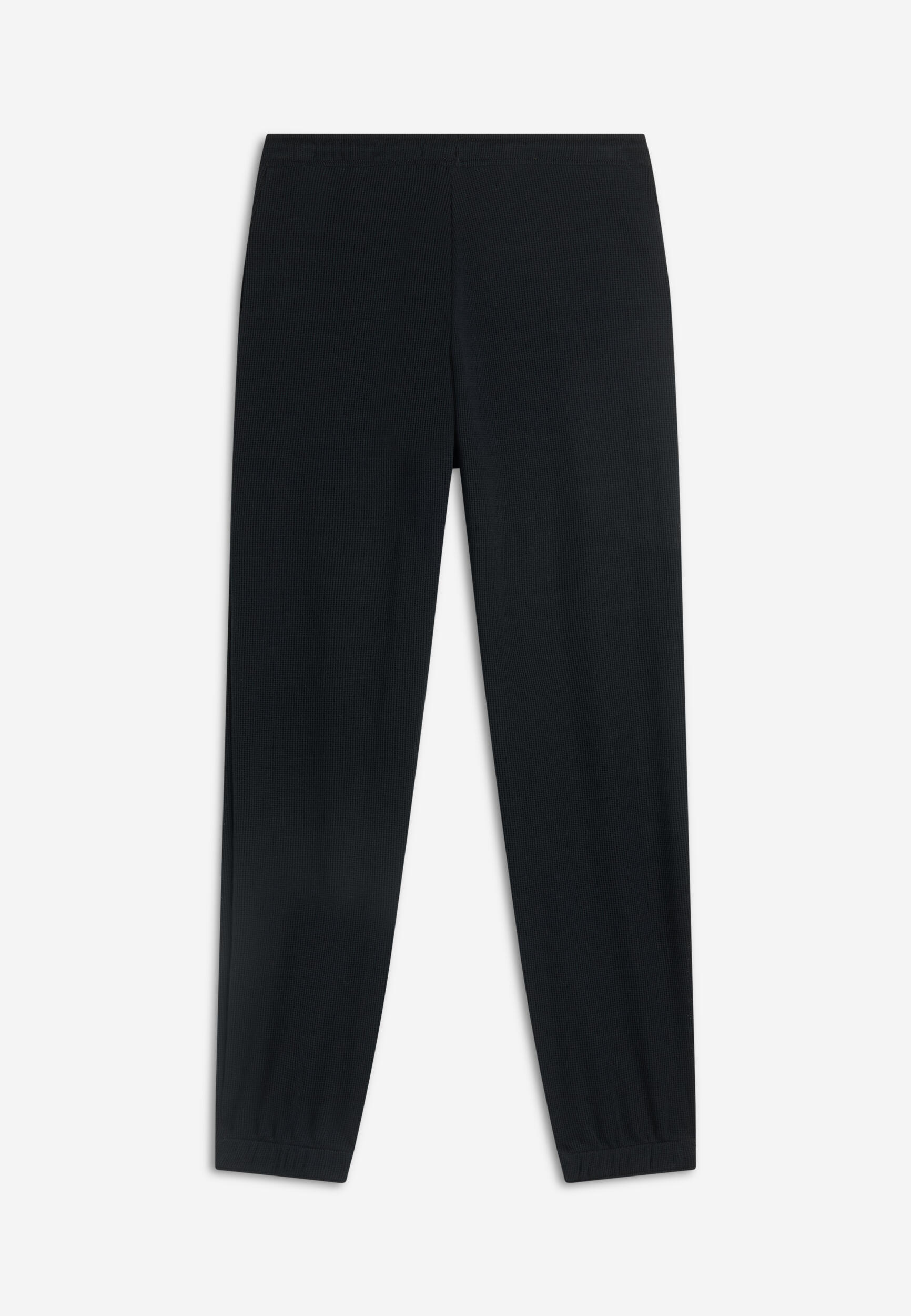 Pantaloni joggers da donna in tessuto jersey waffle 2/4
