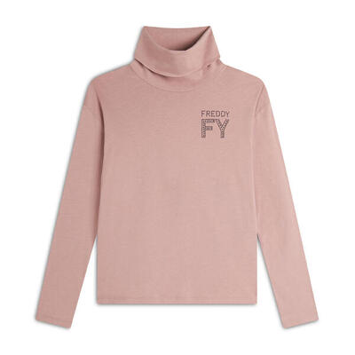 Lupetto Regular Fit da donna con Logo FY in Strass