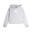 Sweat-shirt pour femmes court avec capuche et imprimé
