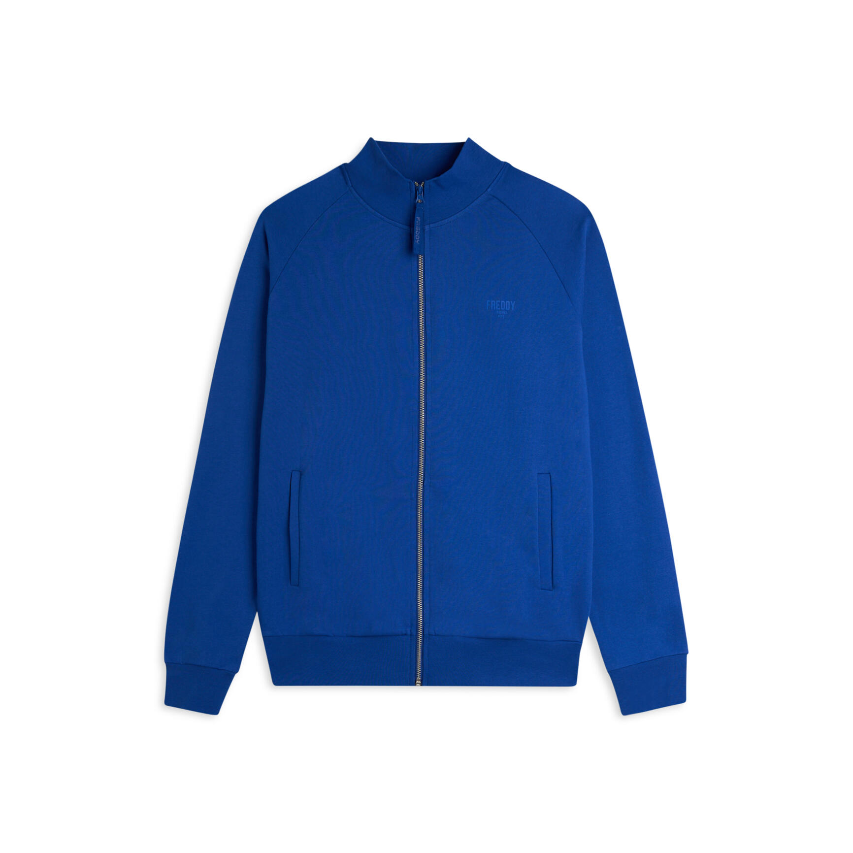 Freddy - Sweat-shirt Zippé Confortable Avec Col Montant - Sweat Zippé - Bleu - 52 2xl - Decathlon