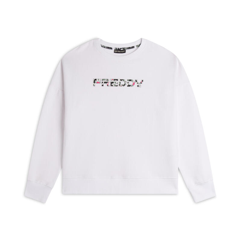 Sweat-shirt à capuche confortable pour femmes avec logo tacheté