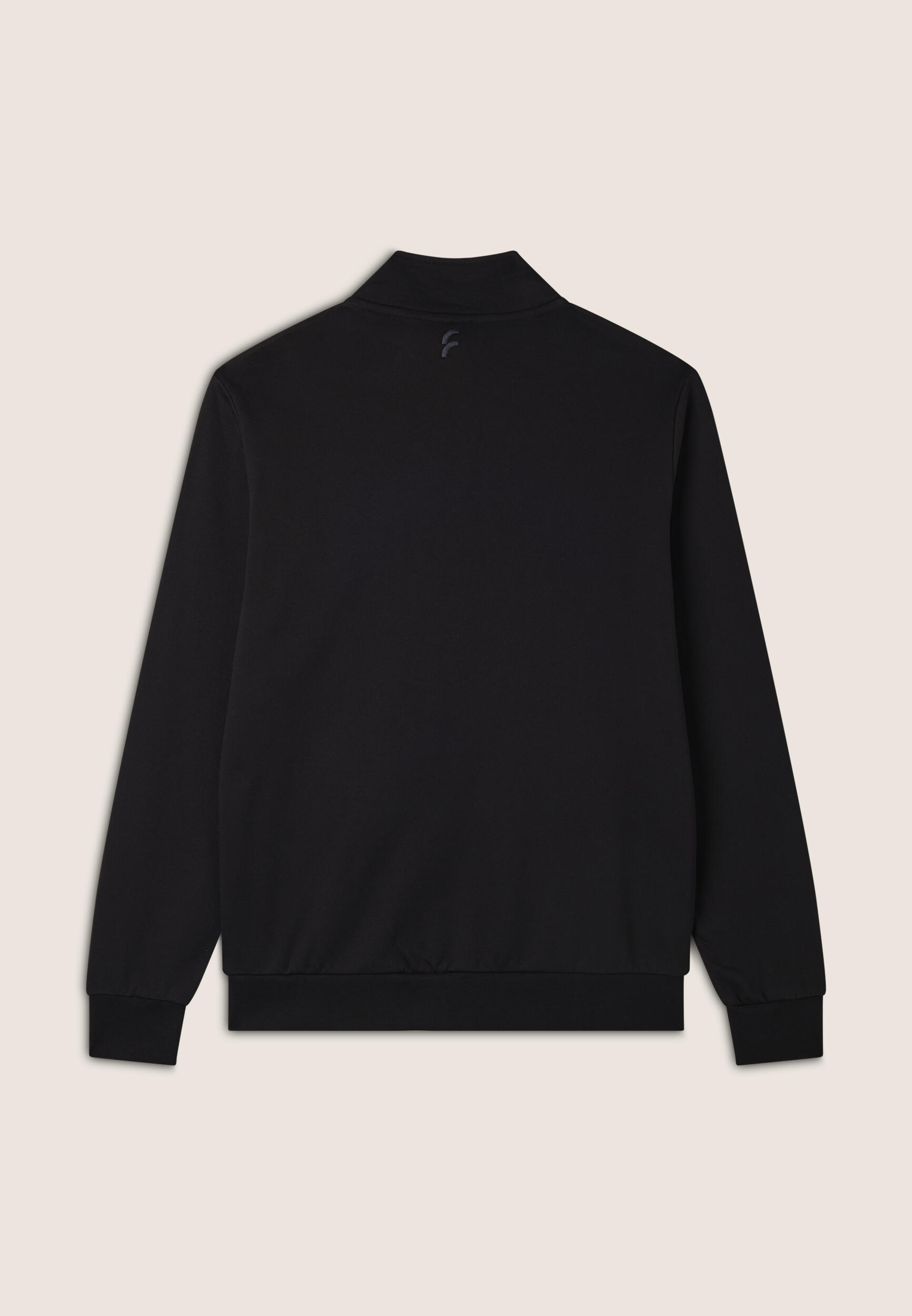 Felpa Uomo Zip e Collo Alto con Dettagli Camouflage 2/3