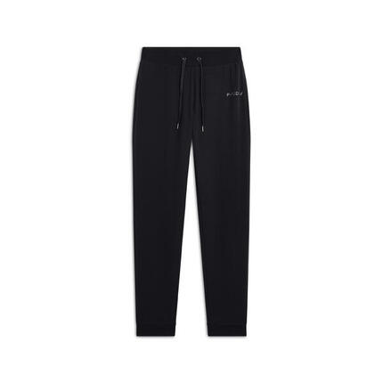 Pantalon femme en molleton brossé, ourlet au bas