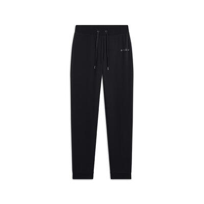 Pantaloni donna in felpa garzata con fondo a polsino
