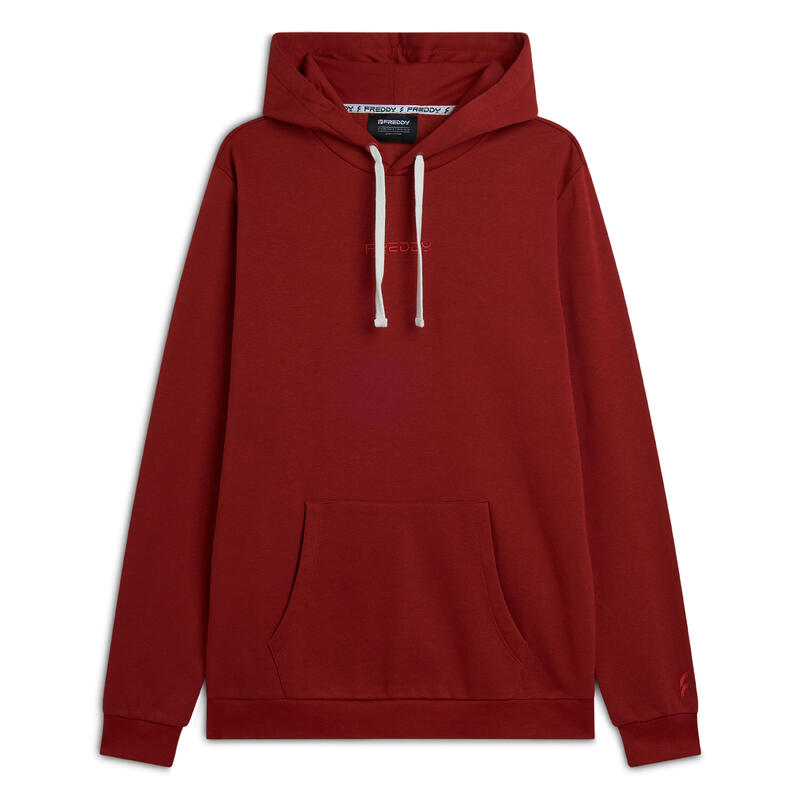 Sweat-shirt homme coupe classique avec capuche et poche kangourou