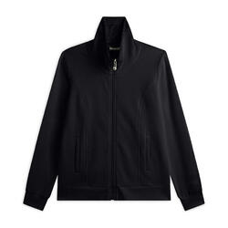 Sweat-shirt zippé et col roulé pour femmes avec intérieur motif paisley