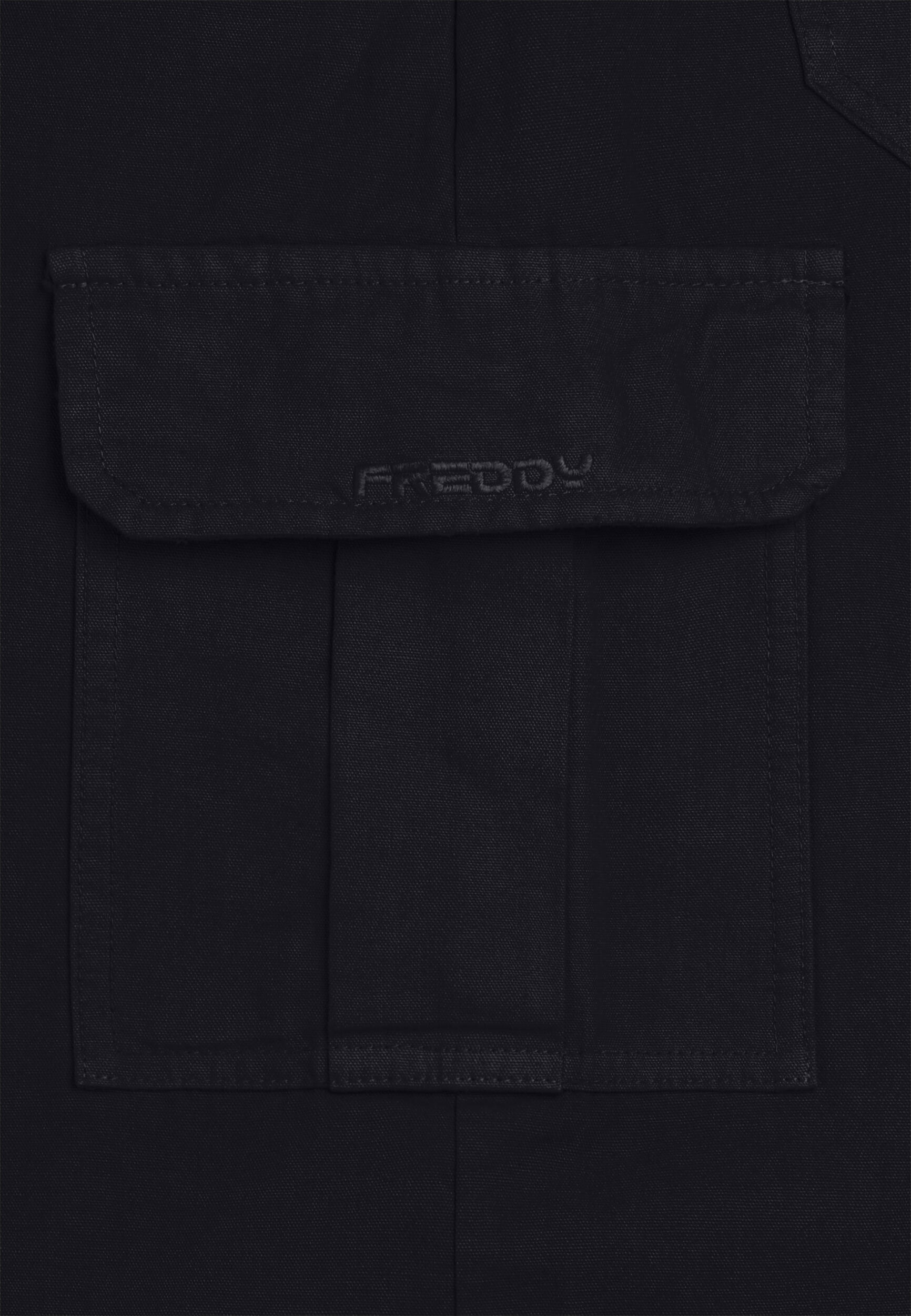 Pantalon cargo en toile, coupe carotte 3/3