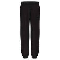 Jogger en molleton léger avec pièce décorative flamant rose ton sur ton