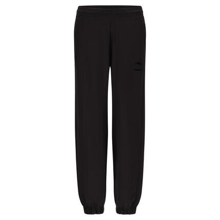 Jogger en molleton léger avec pièce décorative flamant rose ton sur ton