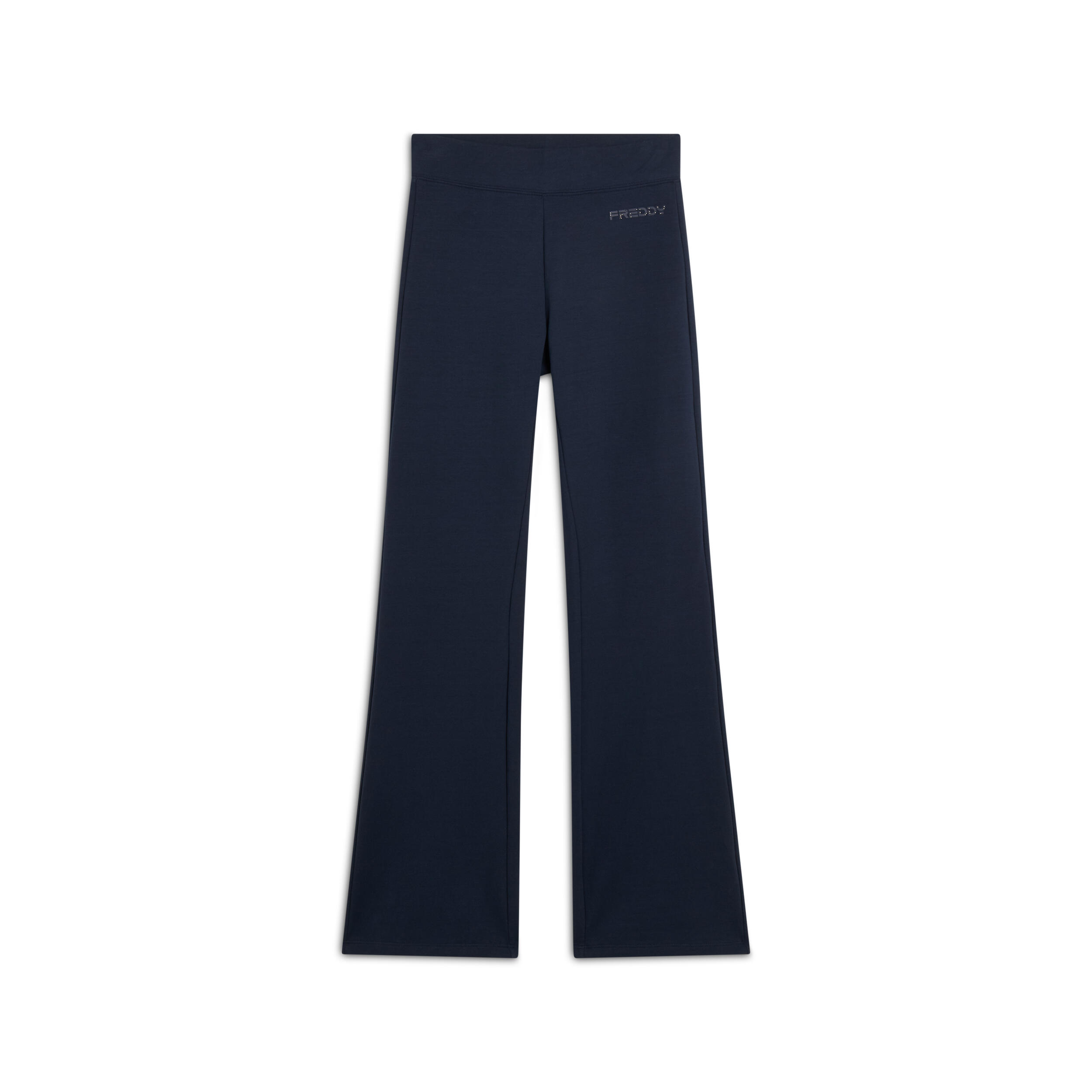 FREDDY Pantaloni donna slim fit a zampa in felpa garzata