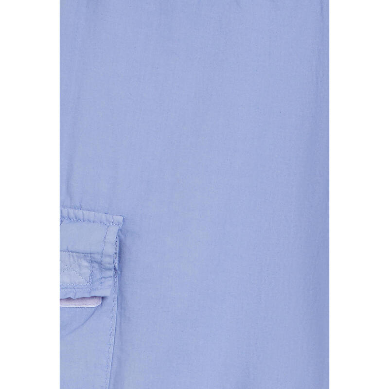 Pantalon cargo pour fille en coton teint en pièce