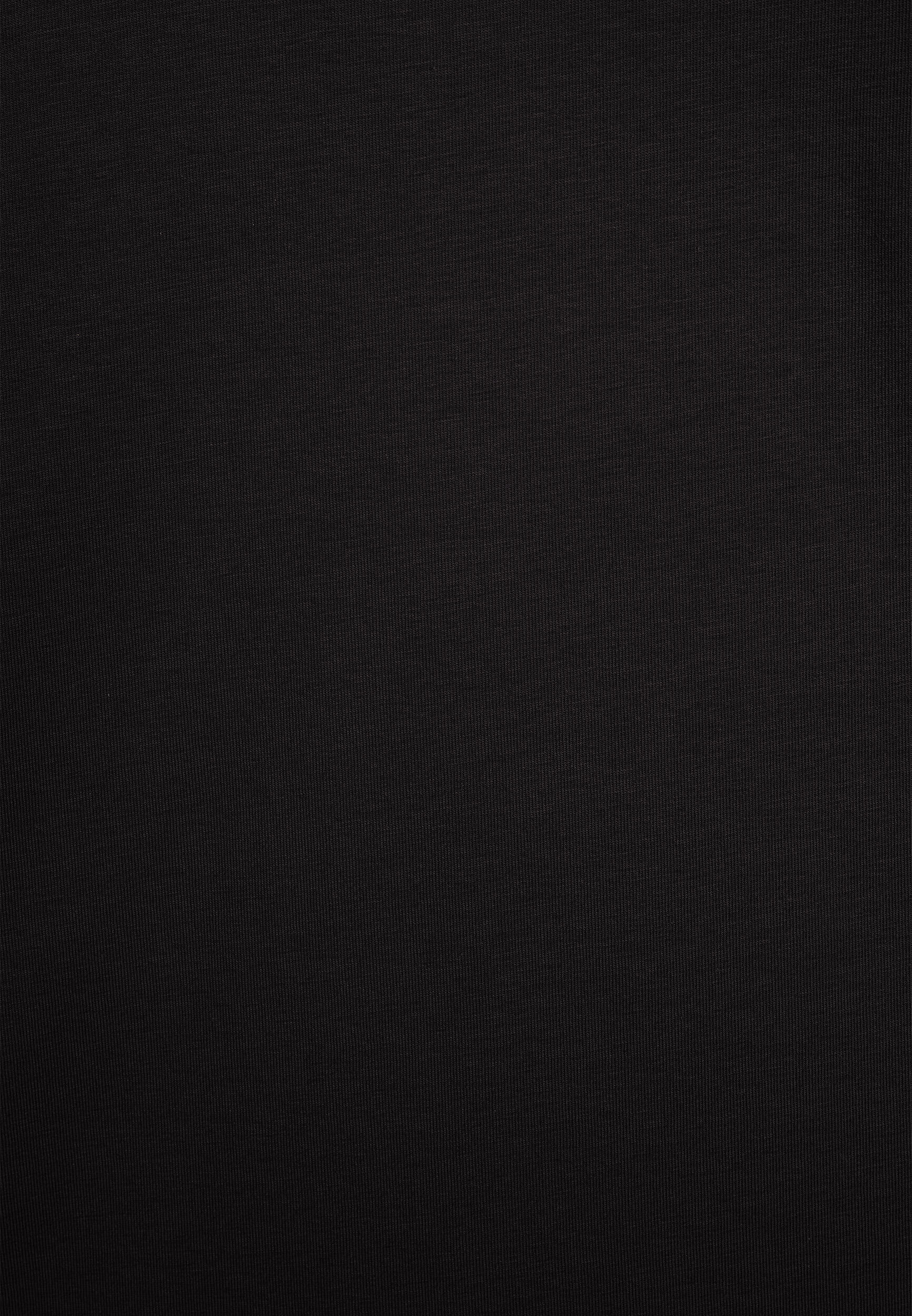 T-shirt manica lunga con logo argentato e fondo stondato 3/3