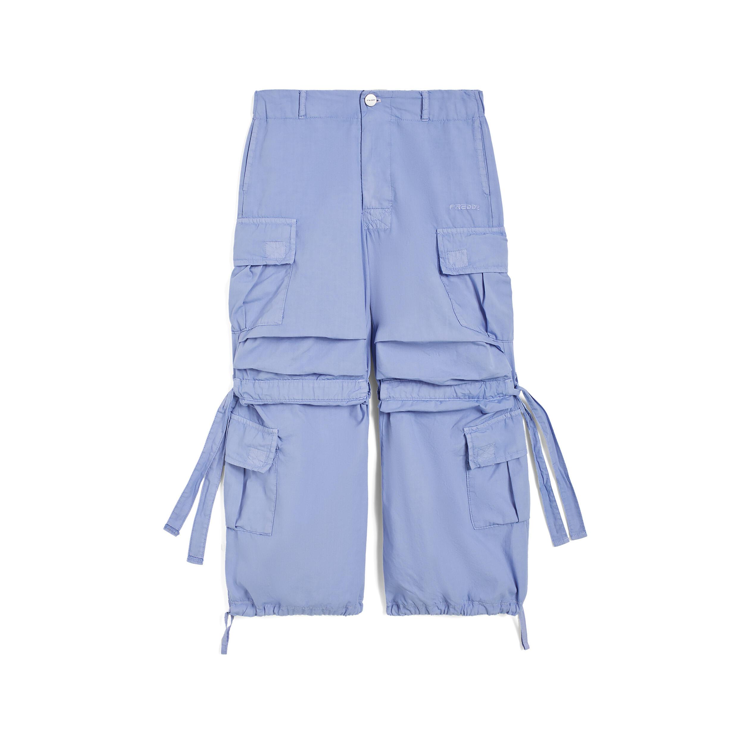 FREDDY Pantaloni cargo da bambina in cotone tinto capo