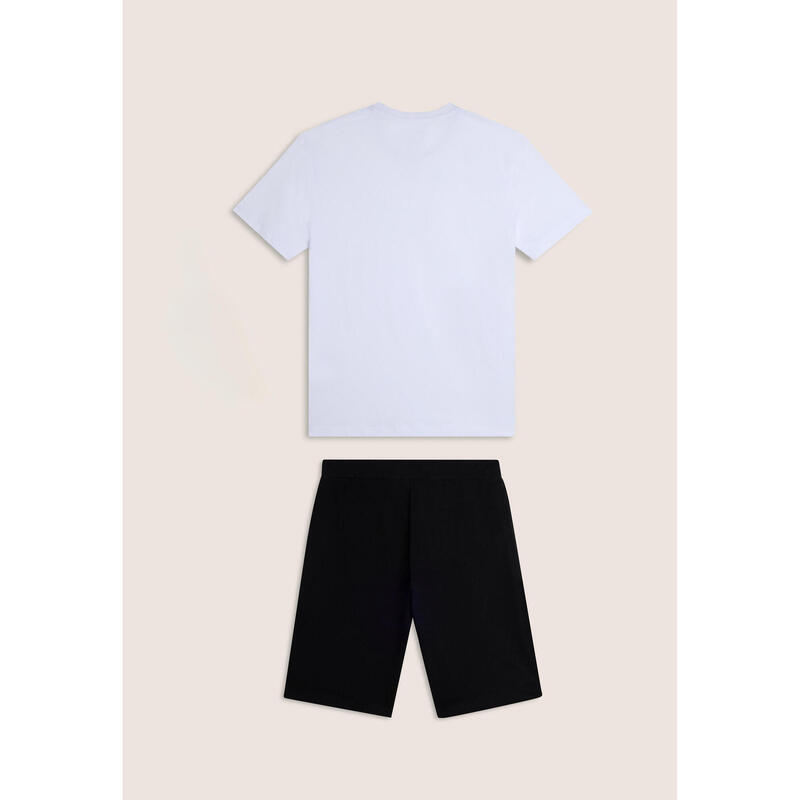 Tenue de sport en coton avec un t-shirt et un bermuda