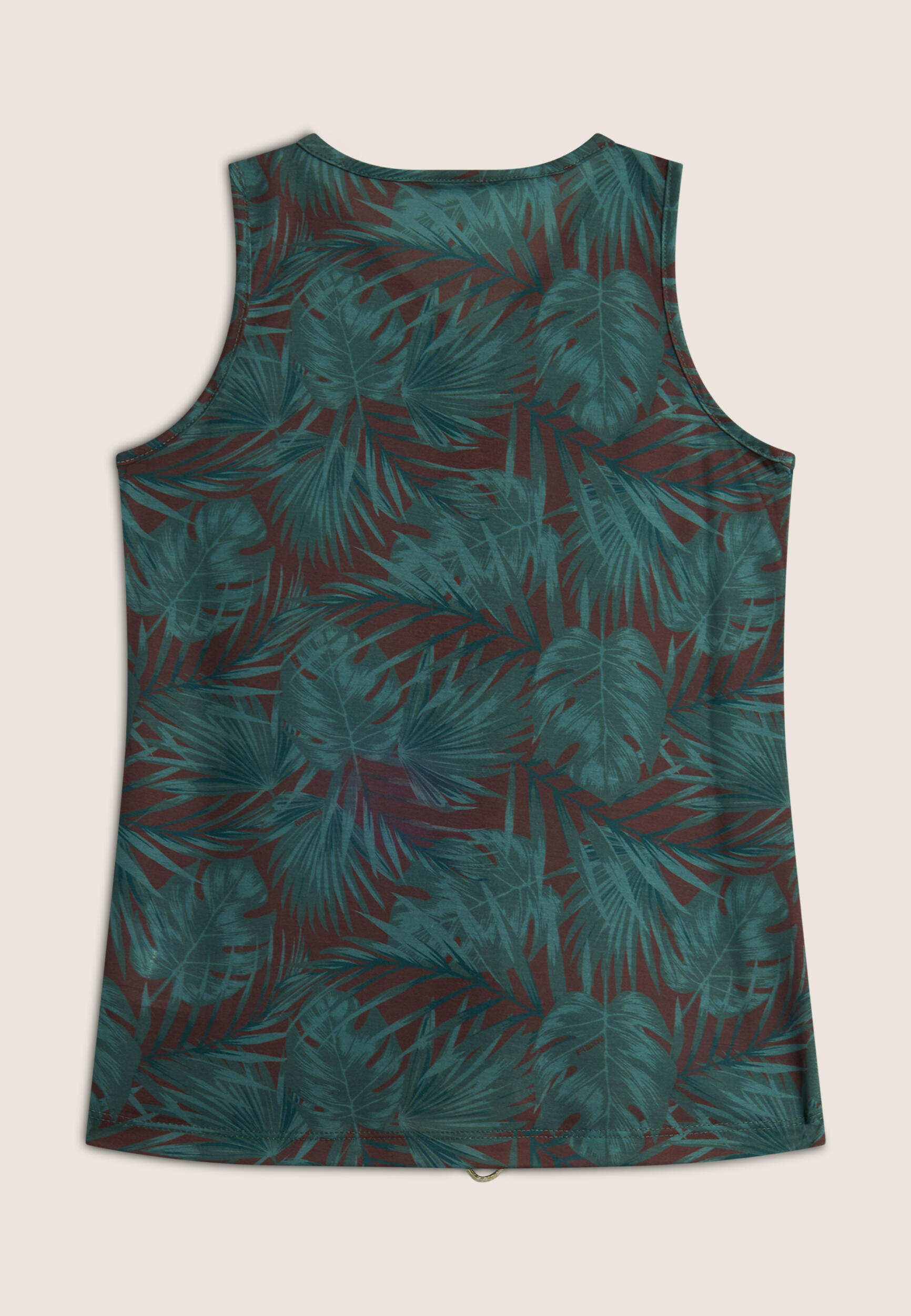 Canotta Bambina con Stampa Tropicale e Coulisse 2/3