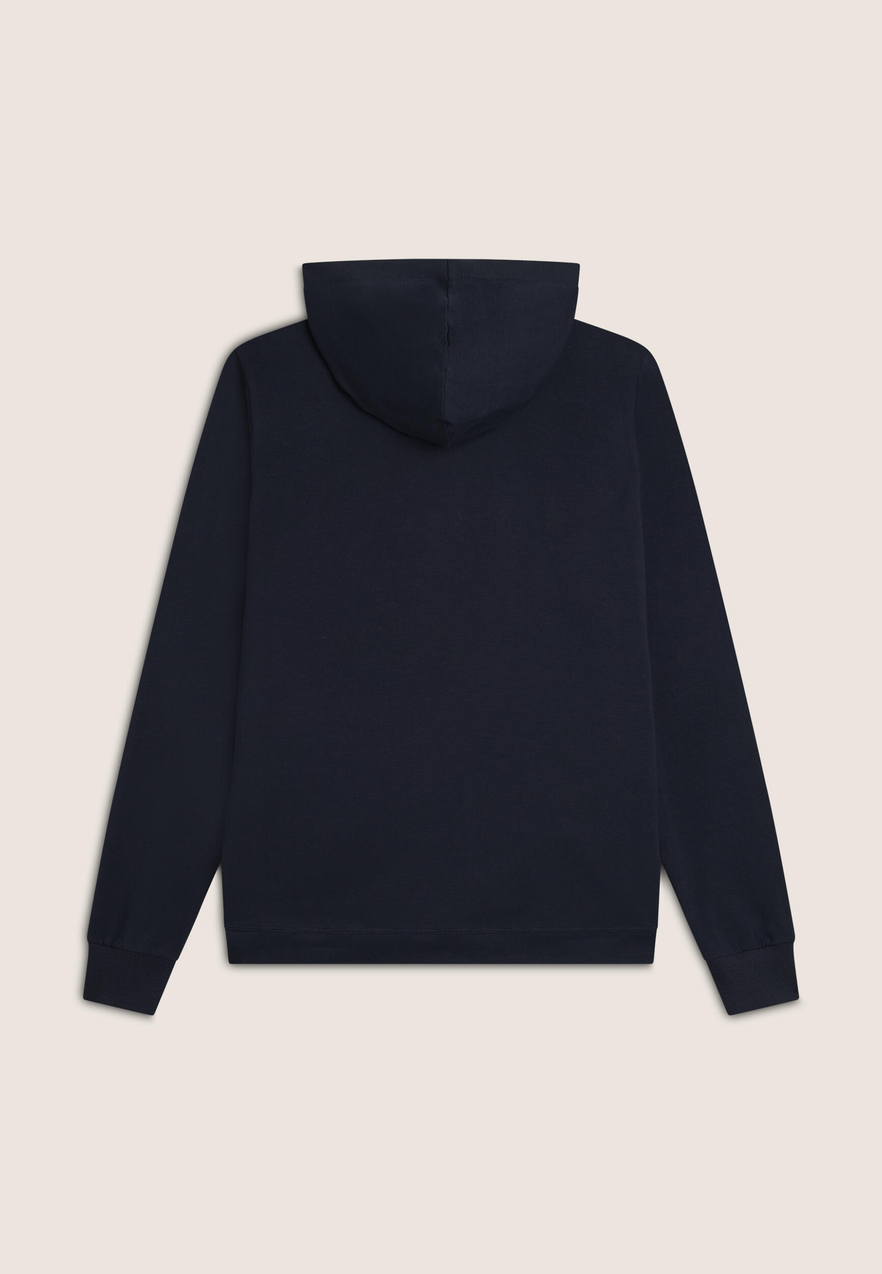 Felpa comfort grafica dorata con zip e cappuccio 2/3