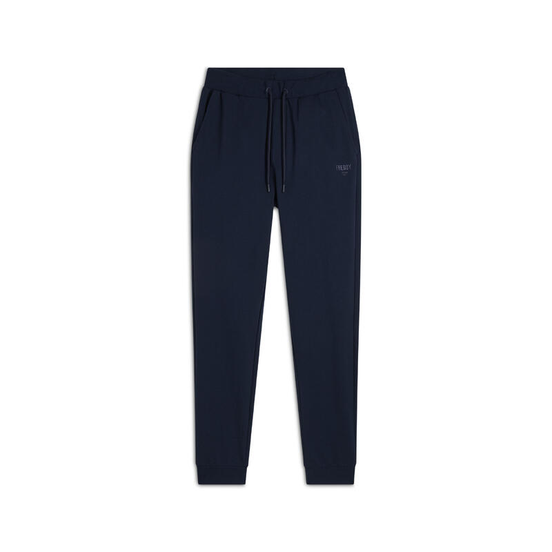Pantalon de sport en coton avec bandes à la cheville