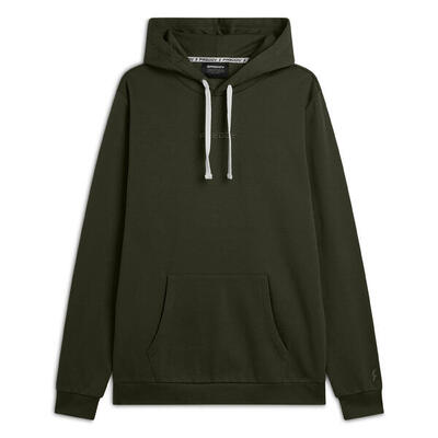 Felpa Uomo Regular Fit con Cappuccio e Tasca Marsupio