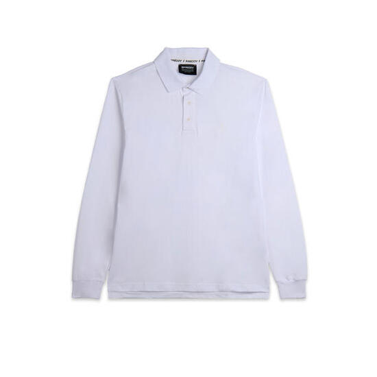 Polo à manches longues avec fentes latérales