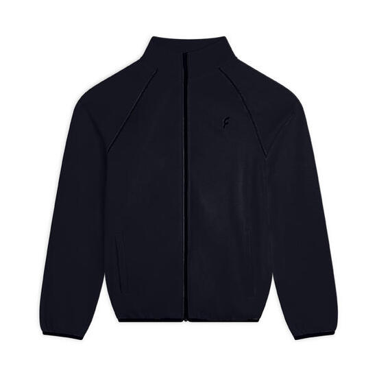 Felpa Uomo zip e Collo Alto con Maniche Raglan